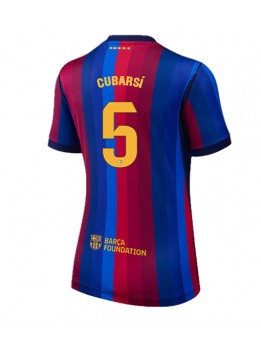 Ženski Nogometna dresi replika Barcelona Pau Cubarsi #5 Domači 2026-27 Kratek rokav
